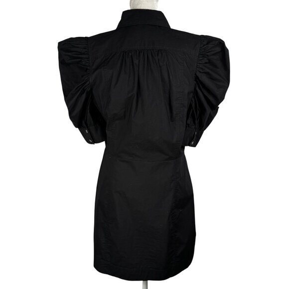 FRAME Gillian Dress in Black Size Medium - Picture 4 of 15